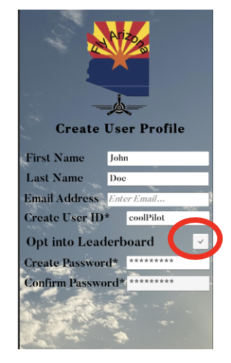 opt In leaderboard