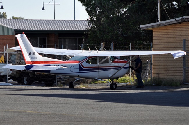 mid air collision avoidance cessna 182rg