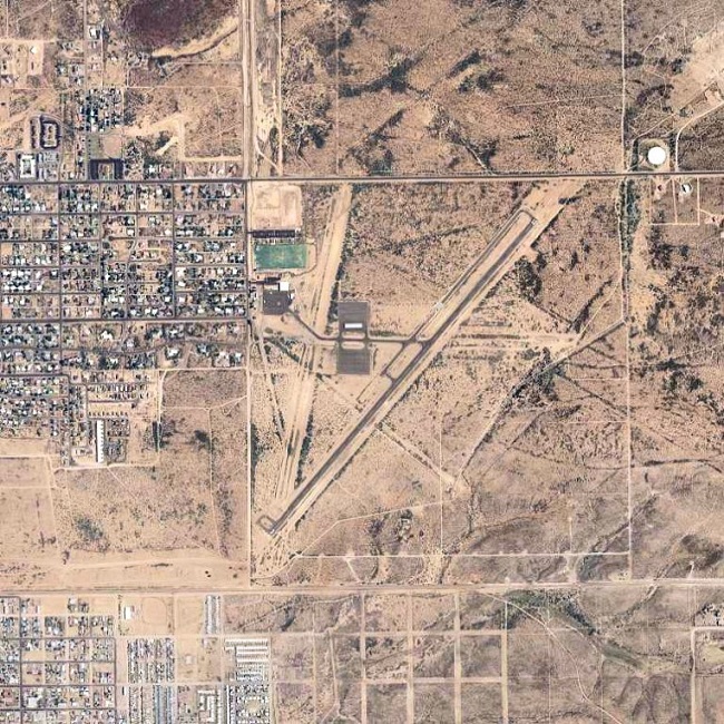 unusual paved public use airports in arizona douglas municipal airport